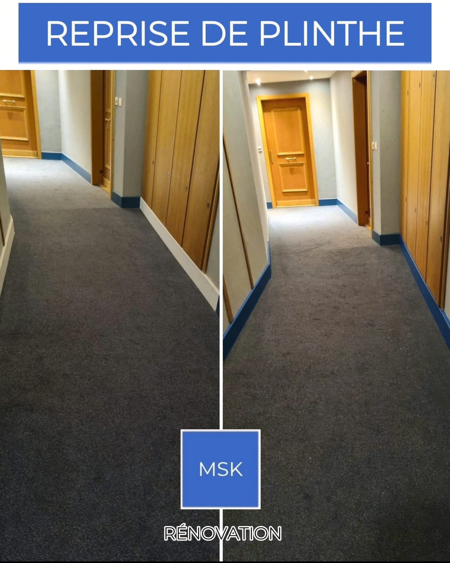 Reprise de plinthe - MSK Rénovation